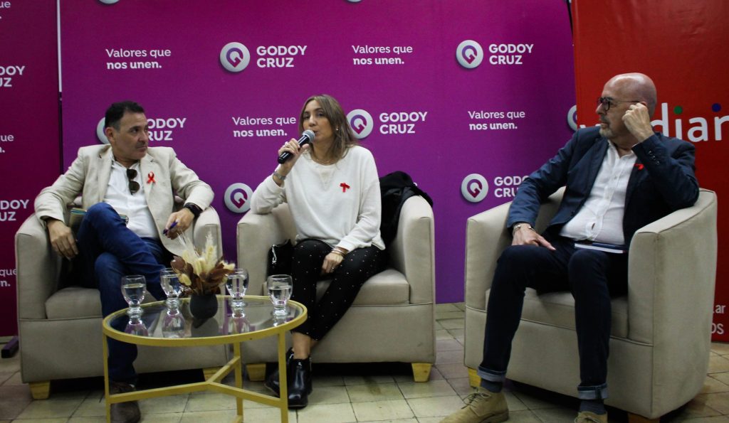 Walter Camargo, Yanina Mazzaresi y Alberto Stella